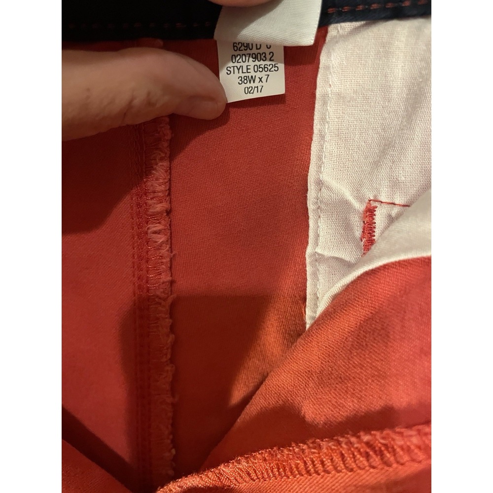 Saddlebred Shorts Men's 38W Red Flat Front 7" Inseam Bottoms‎ - Picture 4 of 4